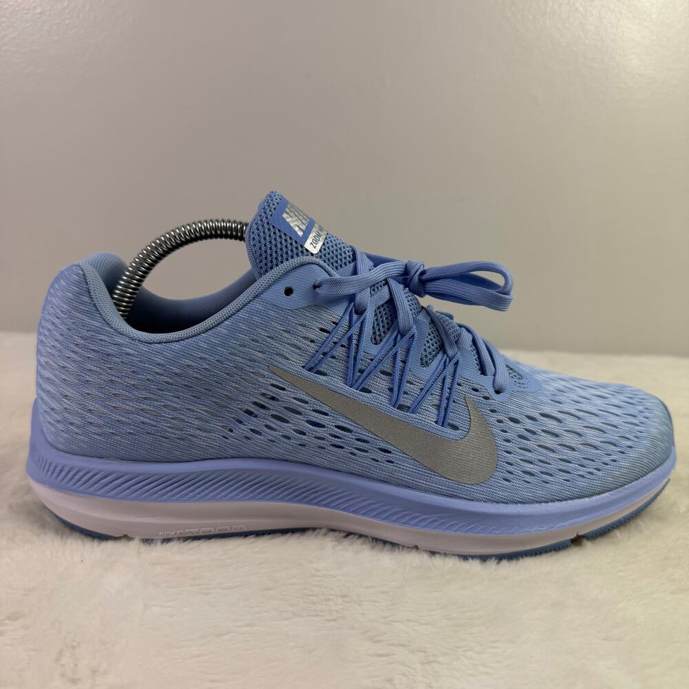 Nike Air Zoom Winflo 5 Women’s Running Shoes – Size 11 (AA7414-404, Blue)